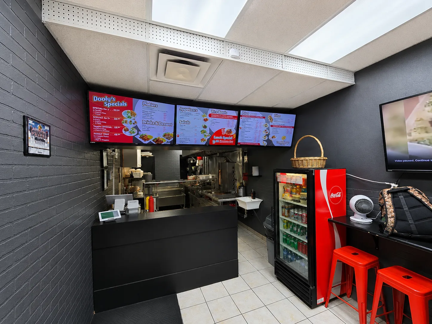 Dooly's Shawarma & Falafel family-owned halal restaurant on Huron Street in London, Ontario
